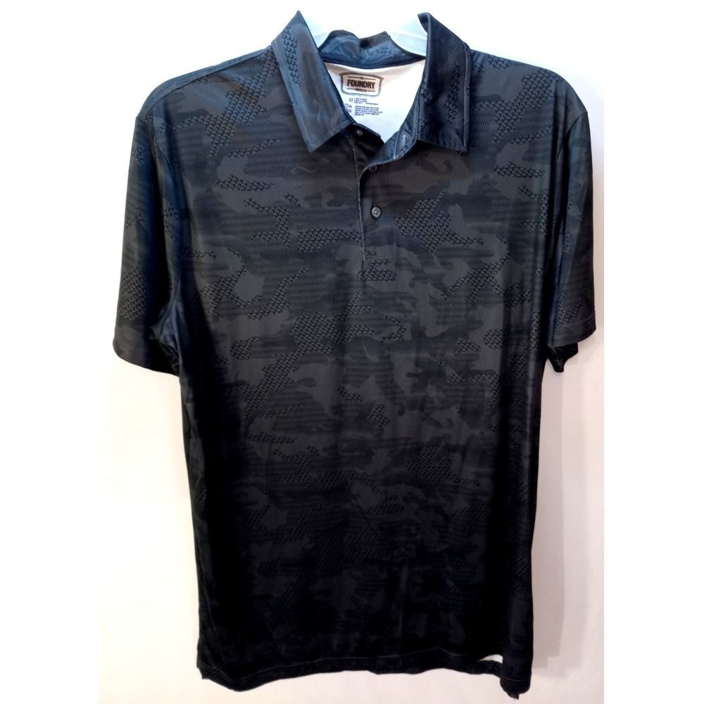 Men's‎ Foundry Polo Shirt, LT, Black